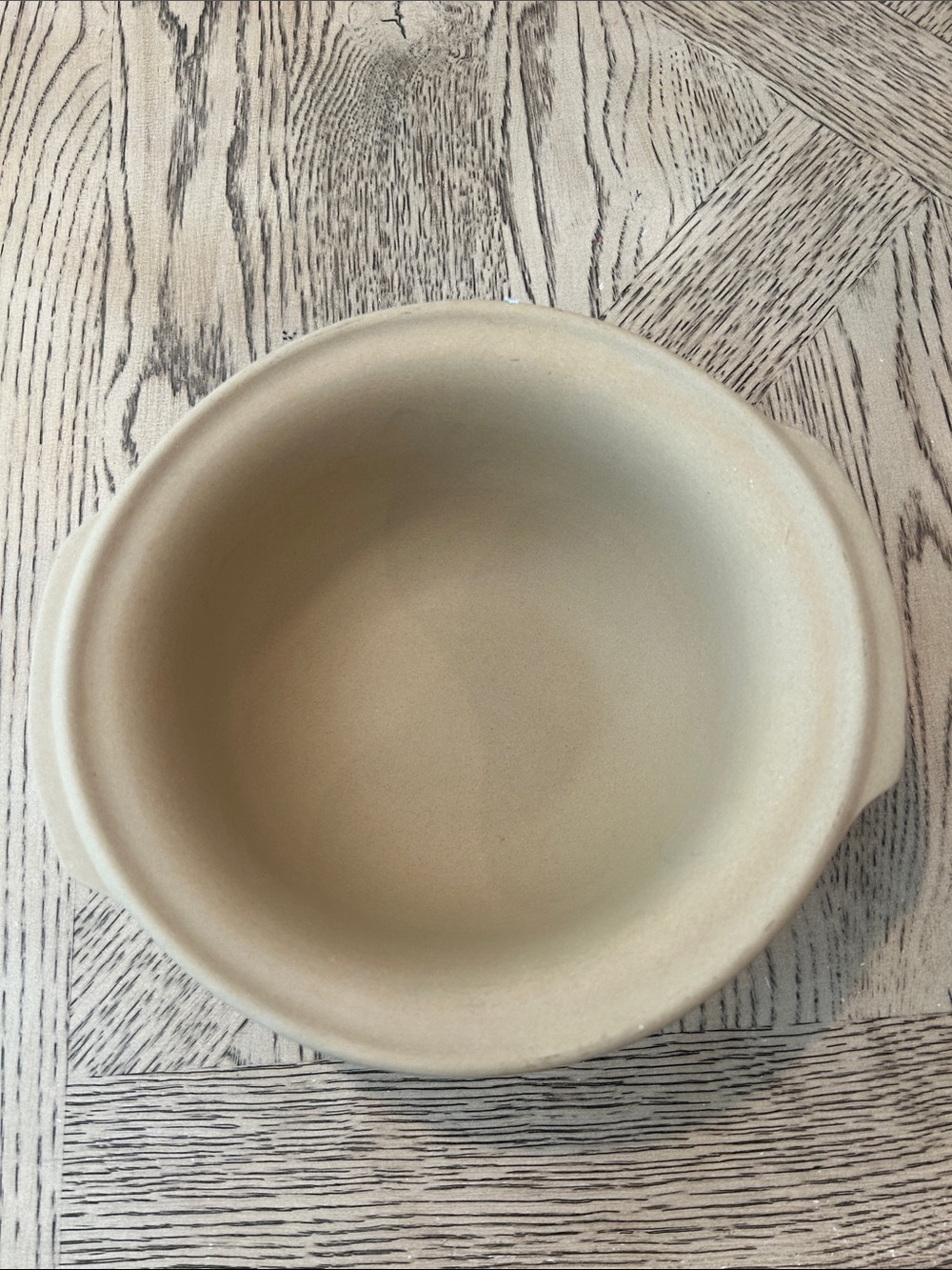 The Pampered Chef Stoneware Round Baker in Cream